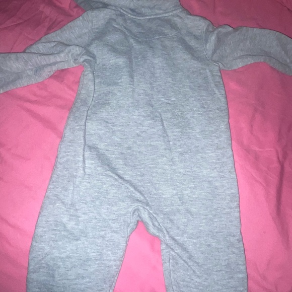 Reebok Kids One Piece in Gray with Pink Accents - Picture 4 of 4